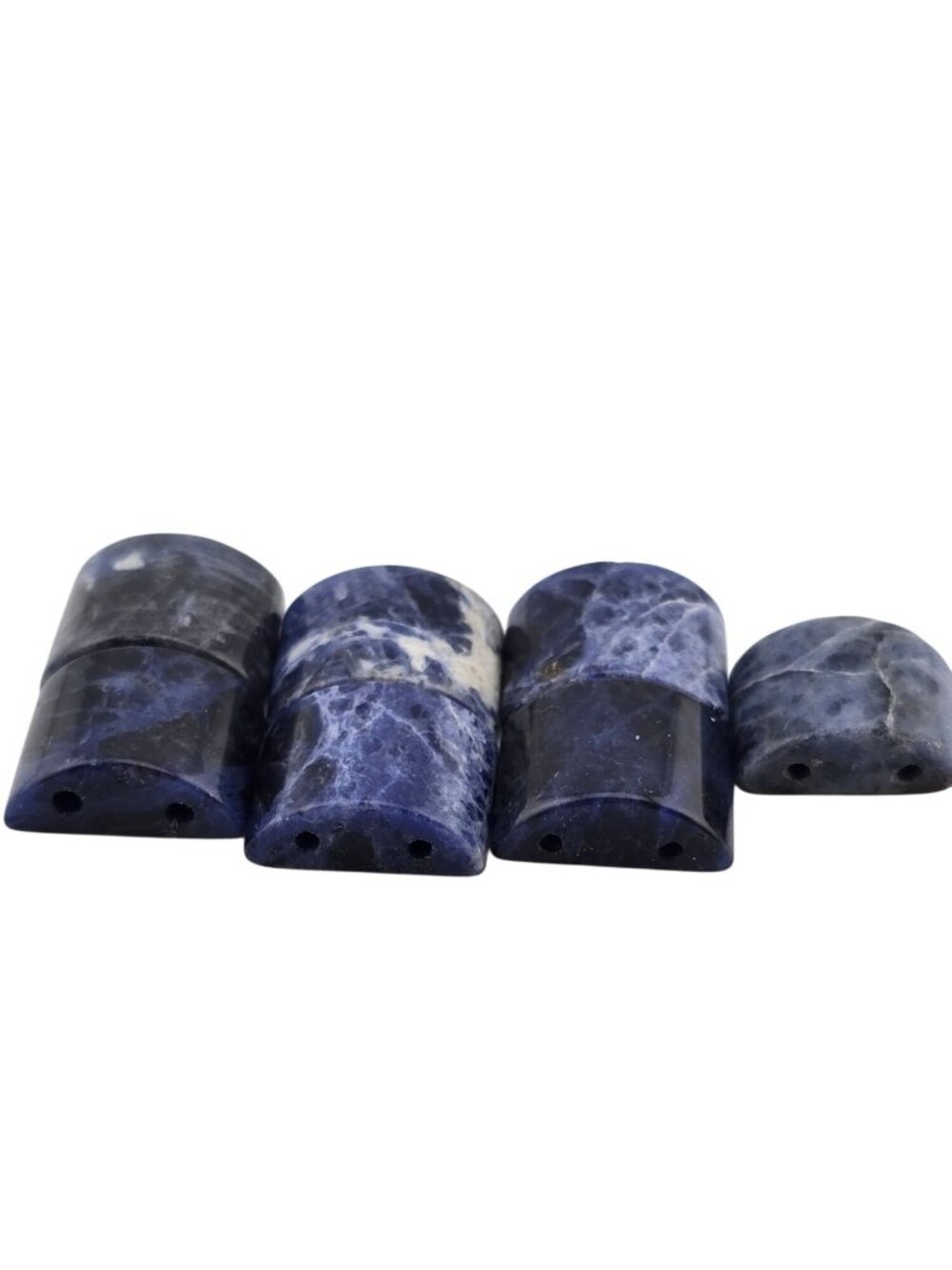 Brighton Metal & Blue Sodalite Stone Bead Set Craft Project Piece - Picture 5 of 5